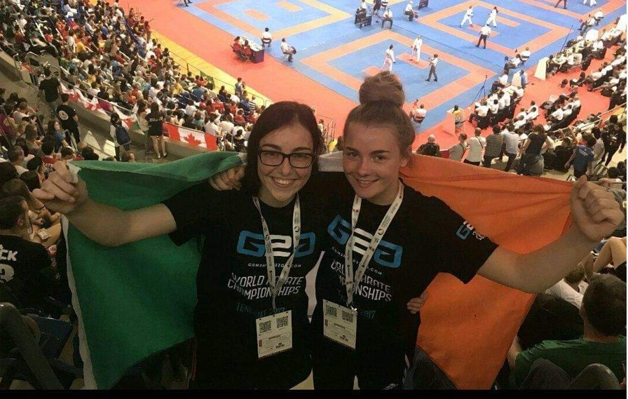 Rioghnach McGuigan at world karate championships